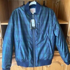 Brooks Brothers Plaid Bomber Jacket